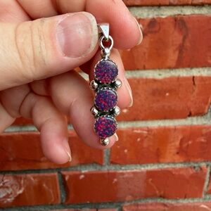 Balloon Opal and sterling silver